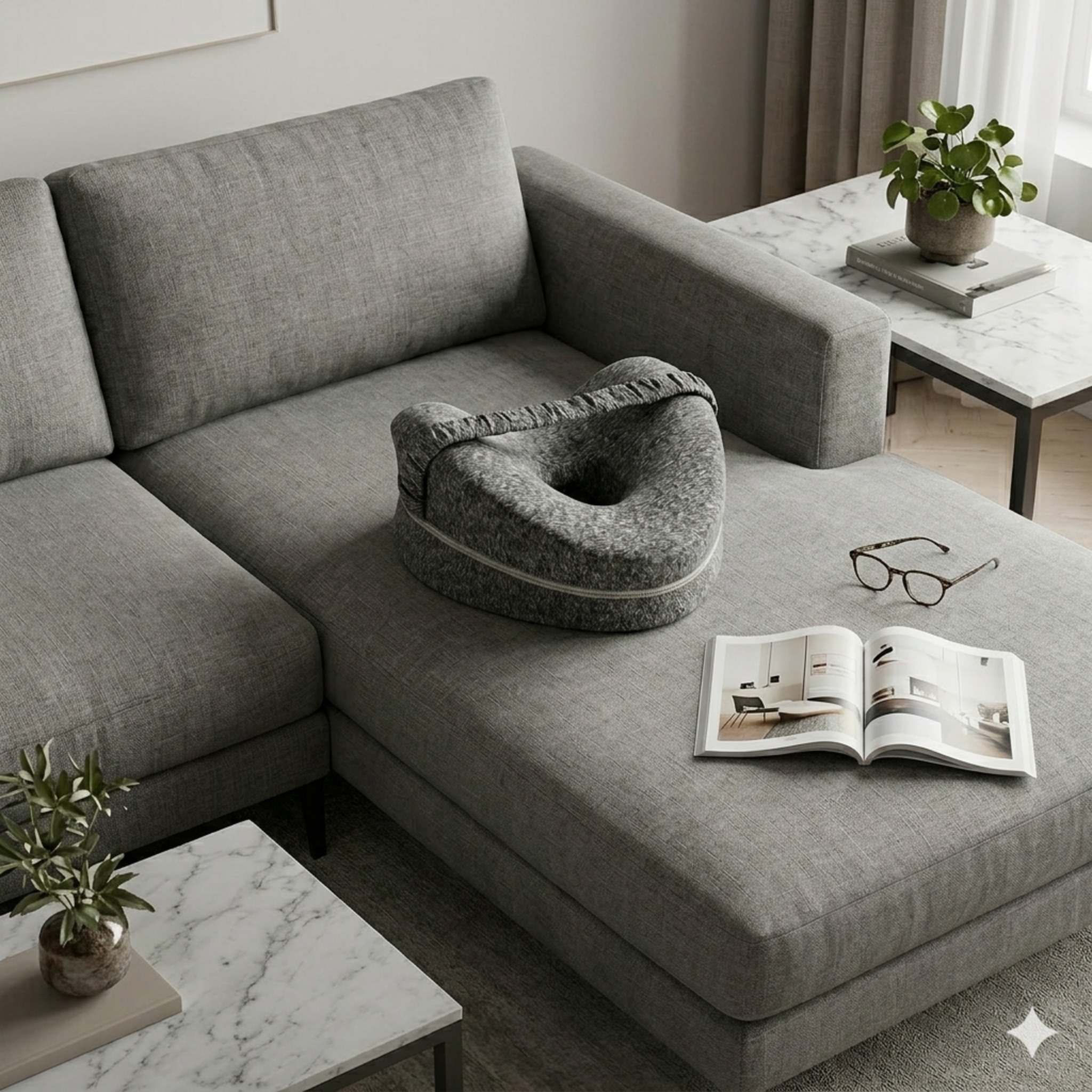 Oria™ sur un canapé moderne